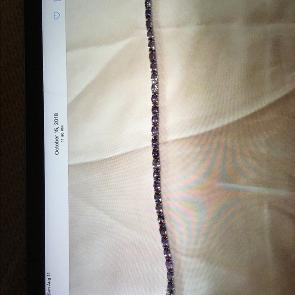 Ladies .925 Sterling Silver with precious stones - Picture 5 of 10